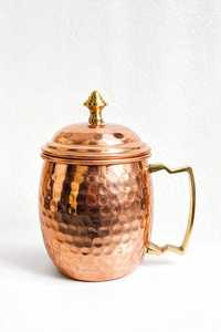Mug à cocktail en cuivre en gros, tasse Moscow Mule 16oz, en cuivre pur martelé fait main, fournisseur d'articles de bar pour la bière - Product Image 6
