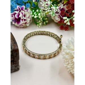 Sakshi Premium Moissanite Openable Bangles-Indian Ethnic <b>Artificial</b> <b>Jewellery</b> - Product Image 3