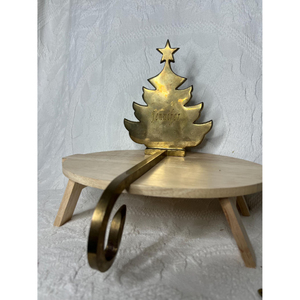 Handcrafted Metal Christmas Tree Shaped <b>Stocking</b> <b>Holder</b> Eco-Friendly Customized Design Elegant Holiday Decor for Home And Event - Product Image 5