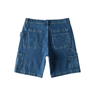 Shorts en jean taille mi-haute pour femme RELICSTAR CARPORATION, style décontracté Y2K, streetwear, pour soirée, avec ceinture, logo personnalisé, 100 % coton, séchage rapide - Product Image 2