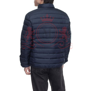 Travel Ready Puffer <b>Jacket</b> <b>Lightweight</b> Quilted Outerwear High Neck Secure Zip Closure Easy Pack For <b>Men</b> - Product Image 6