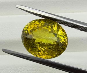 Shamim Gems Natural Chrysoberyl Oval Cut Loose Stone Genuine Yellow Green 8.60x10 mm 4.83 Cts No Hole <b>Jewelry</b> <b>Making</b> - Product Image 5