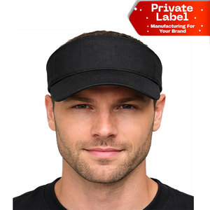 Casquette Visière Femme Premium en Gros, Protection UV à Large Bord, Chapeau Visière Large Personnalisable OEM, Visière Ouverte Tendance pour l'Été - Product Image 1