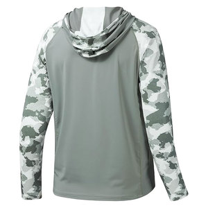 Camisa de Pesca UPF 50 para Hombre, Sudadera con Capucha Refrigerante, Camuflaje, Manga Larga, Ligera, Transpirable, Protección Solar, Pesca al Aire Libre - Product Image 3