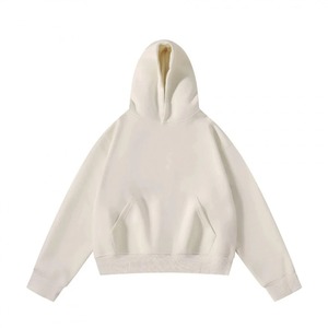 Men's Hooded Sweatshirt Regular Fit Casual Solid Color Cotton French Terry Pullover With Pocket Autumn Wear 2027 - Product Image 6