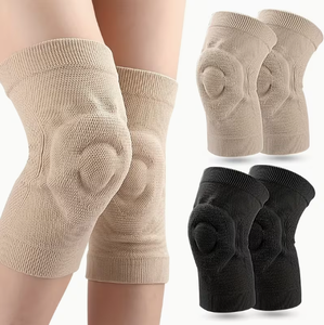 Rodilleras Transpirables de Tejido Grueso para Soporte y Protección, Universales, Unisex, para Todas las Estaciones, de Fácil Colocación, para Baloncesto y Voleibol - Product Image 1
