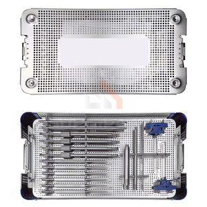 Kit d'instruments chirurgicaux orthopédiques pour kyphoplastie de la colonne vertébrale, ensemble de vis pédiacales lombaires percutées à intervention minimale, Blush Surgical CE - Product Image 2