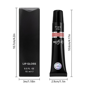 24 Colors Hydrating High-Shine <b>Lip</b> Gloss, Non-Sticky Plumping <b>Lip</b> Tint with Mirror Shine Finish - Product Image 6