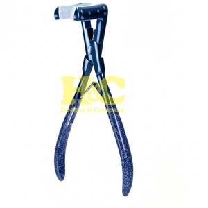 Herramienta para el cabello, alicates tipo L, micro anillos, cuentas de silicona de colores, alicates profesionales de acero inoxidable para extensiones de cabello y trenzas. - Product Image 1