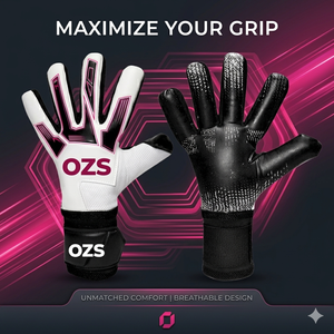 Gants de Gardien de But Oozie Sports 2026 Premium en Latex Allemand Contact Professionnel pour Jeunes Joueurs de Football Légers pour l'Extérieur - Product Image 2