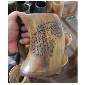 Taza de Cuerno de Búfalo Hecha a Mano en India, Ecológica, Moderna, Altamente Pulida, Precio al por Mayor - Product Image 3
