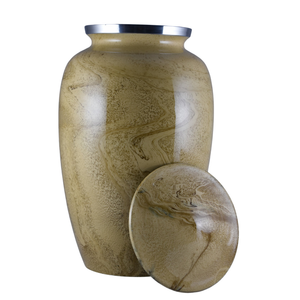 Elegant Modern Metal Adult Cremation Urn for Human Ashes, High Quality Funeral Memorial Keepsake Urn Durable Ash Urn at Low Cost - Product Image 3
