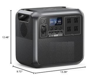 Portable Power Station 2400W 2304Wh Off Grid <b>Solar</b> <b>Generator</b> Lithium Ion Battery Storage System for Home Backup - Product Image 2