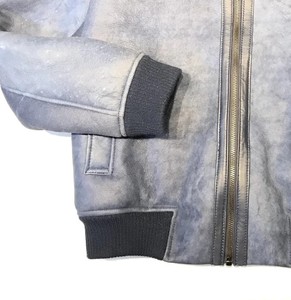 Men's Genuine Leather Shearling <b>Jacket</b> Soft Fur <b>Lined</b> Winter Coat Premium Aviator Biker Style Warm Durable Fashion Wear - Product Image 3