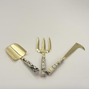 Nuevo Juego de Herramientas de Jardín Personalizables de 3 Piezas con Mango de Resina y Cabeza de Acero Inoxidable, Herramienta para el Cuidado de Plantas y Bonsáis - Pala, Herramienta Manual de Jardinero - Product Image 3