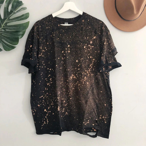 Camisetas Oversize Sueltas de Algodón 100% Suave con Logo Personalizado y Cuello Lavado, Estilo Desgastado, para Hombre y Mujer - Venta al por Mayor, Llegada 2026 - Product Image 3