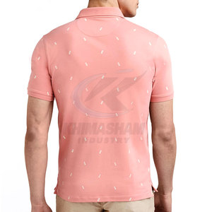 เสื้อเชิ้ตผู้ชายคุณภาพพรีเมียม สีพื้นตัดกัน ผ้าถักเนื้อนุ่ม ระบายอากาศได้ดี โพลีเอสเตอร์/คอตตอน ขายส่ง - Product Image 2