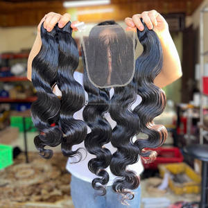 Extensions de cheveux humains vierges vietnamiens bruts, ondulés, super double drawn, en lots, avec closure en dentelle, frontal et perruques lace front, à prix abordable - Product Image 5