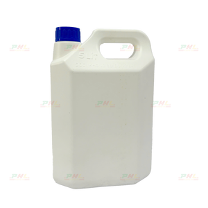 ขวดพลาสติก HDPE ขนาด 45 มม. ความจุ 5000 มล. (5 ลิตร) ทรงเหลี่ยม ปากขวดแบบเจอร์รี่แคน สำหรับใส่ปุ๋ย สารเคมี น้ำมัน ผลิตในเวียดนาม - Product Image 5
