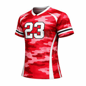 Ensemble d'uniformes de lacrosse personnalisés, maillot à manches courtes respirant et short, 100% polyester, vêtements de sport d'équipe - Product Image 2