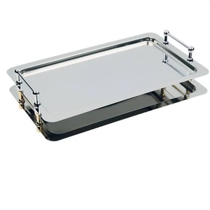 Elegant Design Dinnerware Food Serving Tray Home Hotel <b>Table</b> Top Decor Dessert or Dry Fruit Server Dishes Serving Metal Tray - Product Image 1
