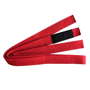 OEM Wholesale 100% Cotton Martial Arts Belts Custom Double <b>Wrap</b> Judo Karate Taekwondo BJJ Belts for Kids Front Logo Feature - Product Image 6