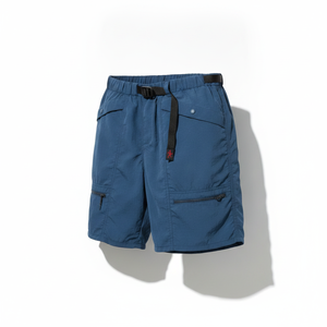 Shorts de randonnée RIDGE bleu marine pour hommes, shorts cargo à ceinture pour activités de plein air, personnalisables OEM ODM en nylon - Product Image 5