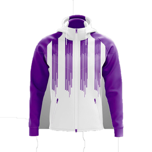 Sudaderas con Capucha Forradas para Invierno de Alta Calidad, Chaqueta Deportiva Elástica de Poliéster, Apliques y Estampados Personalizados para Fraternidades y Hermandades - Product Image 4