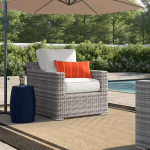 Chaise de jardin entièrement assemblée avec des coussins confortables pour votre terrasse - Product Image 4