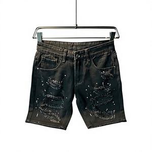 Nuevos Shorts de Mezclilla Rectos Transpirables de Alta Calidad para Hombre, Casuales, para Verano y Otoño, para Correr, al Mejor Precio, en Diferentes Colores - Product Image 4