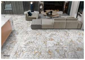 Azulejos de Porcelana Urbanos Contemporáneos 60X120CM 600X1200MM 24X48 Acabado Brillante Gran Formato Superficie Elegante Premium Para Interiores - Product Image 2