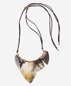 Collar de cuerno de búfalo, collar hecho a mano, collar de bisutería de moda. - Product Image 3