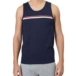 New Style 2k26 Custom Men's Contrast Stripe Tank Top Sleeveless Athletic Vest Casual Fitness Gym Training Shirt - Product Image 4