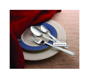 Utensilios de cocina decorativos de moda, juego de cubiertos para servir, juego de cubiertos con acabado plateado de acero inoxidable, hecho a mano, personalizado - Product Image 1