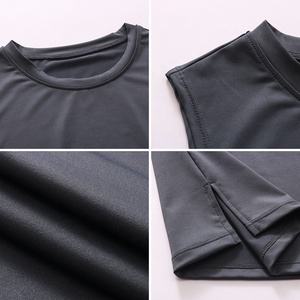 Alta calidad 85% poliéster 15% Spandex secado rápido correr entrenamiento camisetas sin mangas ajuste Atlético entrenamiento gimnasio camisetas sin mangas para hombres - Product Image 6