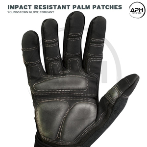 Best Product Grey Mesh Back Chainsaw Operators <b>Gloves</b> Vibration Damping Padded Palm Industrial Woodworking Utility Hand Wear - Product Image 5
