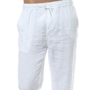 Pantalones de Lino para Hombre, Transpirables, Cómodos, Ideales para Viajes, Gimnasio, Entrenamientos y Uso Diario - Product Image 5