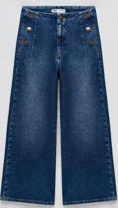 Jean en denim taille haute à jambe large pour femme, coupe ample, longueur intégrale, en coton délavé, style décontracté printemps - Product Image 6