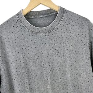 T-shirts personnalisés pour hommes, 100% coton épais, coupe oversize et carrée, style vintage, épaules tombantes, haute qualité, streetwear, été, en tissu peigné - Product Image 4
