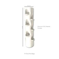 Jardinière verticale de haute qualité pour culture en tour, 50 cm, PVC, 12 trous, pour jardin hydroponique domestique, gain de place
