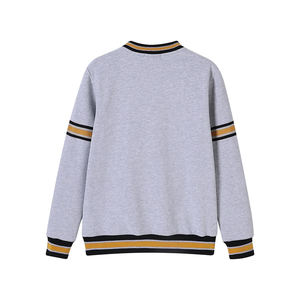 Sudadera de cuello redondo para hombre, personalizada con bordado Alpha Fraternity, de algodón chenilla antipilling, con bolsillo, para equipo, para compradores B2B - Product Image 2
