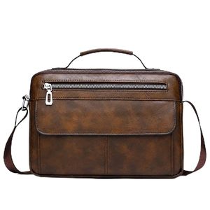 Bolso Bandolera Minimalista de Cuero Genuino Internacional, Resistente, con Patrón de Cocodrilo y Cierre de Cremallera para Actividades al Aire Libre - Product Image 1