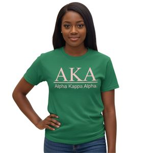 T-shirt vert pour femme à manches courtes, coupe ample, avec imprimé graphique lettres roses, col rond, en coton doux, décontracté et tendance pour le quotidien - Product Image 1