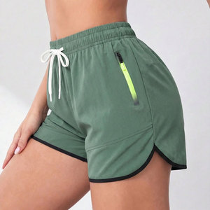 Shorts de sport personnalisés pour femmes – Vente en gros usine – Taille haute extensible avec ajustement confortable pour le yoga et l'entraînement - Product Image 6