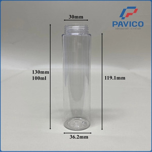 Bouteilles en plastique PET pour cosmétiques, 120 ml, avec pompe à lotion blanche Pavico, impression par transfert thermique sur cylindre, OEM / ODM - Product Image 3