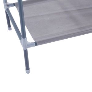 10 Tiers Non-Woven Fabric <b>Shoe</b> Rack Simple Assembly Gray <b>Storage</b> Rack - Product Image 5