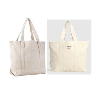 <b>Large</b> Canvas <b>Beach</b> <b>Bag</b> with Zipper Custom Logo Summer Travel Tote OEM ODM Vietnam Factory Wholesale - Product Image 5