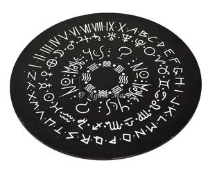 Tablero de péndulo de radiestesia impreso con símbolos de acento 2024 para decoración de altar | Tablero Ouija de radiestesia para adivinación - Product Image 6