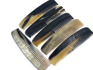 Peine de cuerno de búfalo hecho a mano, de lujo, para desenredar el cabello, peinar la barba, antiestático, para hombres, entre los más vendidos. - Product Image 5