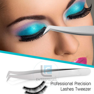 Nouvelle conception, pinces à cils professionnelles en acier inoxydable, réutilisables, durables, de haute qualité, vente en gros à bas prix - Product Image 6